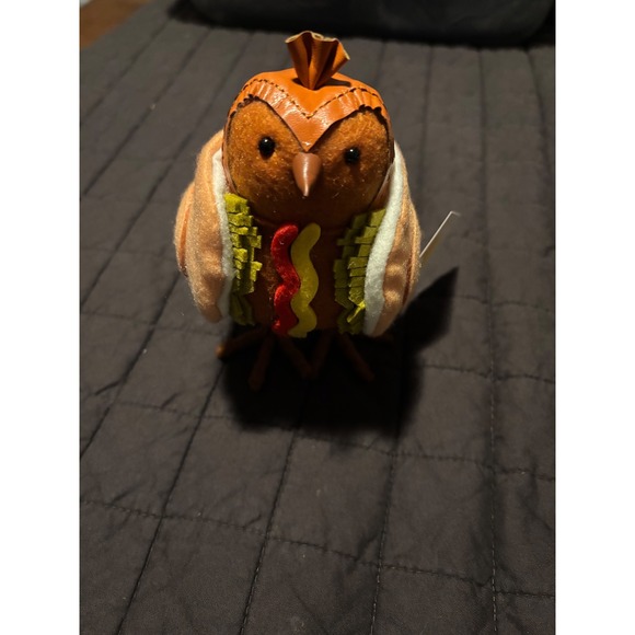 Sun Squad Featherly Friends Franky Hot Dog Bird Figurine 2025 Target Plush - Picture 1 of 4